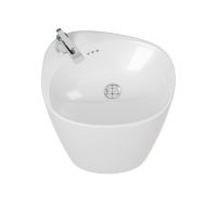 Товар: Раковина Laguraty 52 2100W Белая - фото 3 Раковина Laguraty 52 2100W Белая — фото 3, Раковины напольные