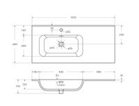 Товар: Керамическая раковина, чаша слева, CEZARES CZR-8095-100-L - фото 6 Керамическая раковина, чаша слева, CEZARES CZR-8095-100-L — фото 6, Раковины