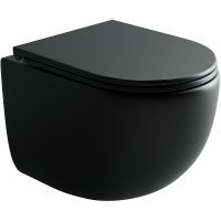 Товар: Унитаз Ceramicanova UP Rimless CN4007MB подвесной Черный матовый с сиденьем Микролифт - фото 1 Унитаз Ceramicanova UP Rimless CN4007MB подвесной Черный матовый с сиденьем Микролифт — фото 1, Подвесные унитазы