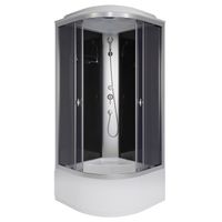 Товар: Душевая кабина Niagara Eco E80/40/TN (80х80х215) высокий поддон(40см),стекло тонированное,4 места - фото 2 Душевая кабина Niagara Eco E80/40/TN (80х80х215) высокий поддон(40см),стекло тонированное,4 места — фото 2, Душевые кабины