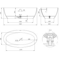 Товар: Ванна из искусственного камня Salini Alda Nuova 160х80 101923M Белая матовая - фото 11 Ванна из искусственного камня Salini Alda Nuova 160х80 101923M Белая матовая — фото 11, Ванны из искусственного камня