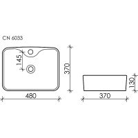 Товар: Раковина Ceramicanova Element 48 CN6033 Белая - фото 11 Раковина Ceramicanova Element 48 CN6033 Белая — фото 11, Мини-раковины