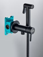 Гигиенический душ со смесителем ALMAes Benito AL-859-05 Черный матовый — фото 4, Гигиенические души