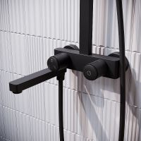 Душевая система Iddis Slide SLIBLBTi06 Черный матовый — фото 5, Душевые системы