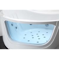 Акриловая ванна Gemy G9247 K 165х165 с гидромассажем арт-G9247K — фото 4, Акриловые ванны