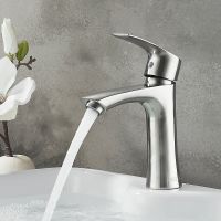 Смеситель для раковины Ledeme 71001L Нержавеющая сталь — фото 9, Смесители для раковины