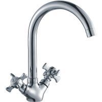 Смеситель для кухни Haiba HB4624 Хром — фото 1, Смесители для кухни