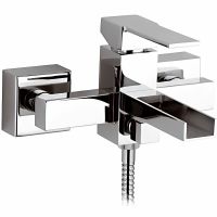 Смеситель для ванны Remer Qubica Cascata QC05 Хром — фото 1, Смеситель для ванны