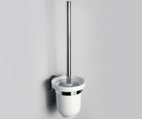 Аксесс Oder K- Щетка для унитаза (блистер),КЕРАМИКА, с подств, навесная, хром, WasserKRAFT арт-3027C — фото 2, Ершики для унитаза