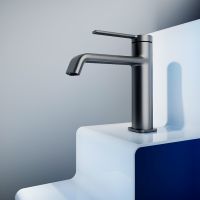 Смеситель для раковины AQUAme Asti Оружейный металл арт-AQM6410GM — фото 3, Смесители для раковины