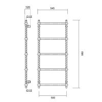 Товар: Водяной полотенцесушитель Domoterm Винтаж П5 500x950 АБР Античная бронза - фото 3 Водяной полотенцесушитель Domoterm Винтаж П5 500x950 АБР Античная бронза — фото 3, Водяные полотенцесушители