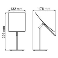 K-1006 Зеркало с 3-х кратным увеличением — фото 4, Зеркала в ванную комнату
