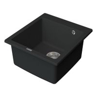 Мойка кухонная Point Моко 47 PN3006B, черный — фото 3, Кухонные мойки