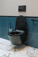 Унитаз Creto Logan L3 1003-002-L3BlMat подвесной Черный матовый без сиденья — фото 4, Подвесные унитазы