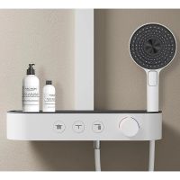 Душевая система AQUAme AQM8009W Белая — фото 5, Душевые стойки