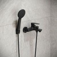 Смеситель для ванны Aringa Рейн AR02006BL Черный — фото 3, Смеситель для ванны