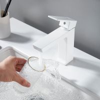 Товар: Смеситель для раковины Rose R18C R1801C-1 Белый матовый - фото 6 Смеситель для раковины Rose R18C R1801C-1 Белый матовый — фото 6, Смесители для раковины