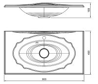 Товар: Раковина Florentina Гармония 90 10.030.00900.001 Белая - фото 2 Раковина Florentina Гармония 90 10.030.00900.001 Белая — фото 2, Раковины