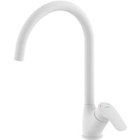 Смеситель для кухни Milardo Rora RORWT0JM05 Белый матовый — фото 1, Смесители для кухни