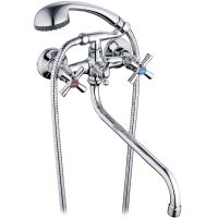 Смеситель для ванны G-Lauf QFR7-A722 универсальный Хром — фото 1, Смеситель для ванны