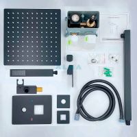 Душевая система ALMAes Leine TVZ-0810 Черная матовая — фото 3, Душевые системы