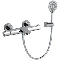 Смеситель для ванны Raiber Graceful RP-008 с термостатом Хром — фото 1, Смеситель для ванны