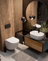 Товар: Унитаз AQUAme AQM2002L подвесной Белый глянец с сиденьем Микролифт - фото 8 Унитаз AQUAme AQM2002L подвесной Белый глянец с сиденьем Микролифт — фото 8, Подвесные унитазы