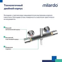 Товар: Душевая система Milardo Ideal Spa ILSSBTHM89 с термостатом Хром - фото 9 Душевая система Milardo Ideal Spa ILSSBTHM89 с термостатом Хром — фото 9, Душевые системы
