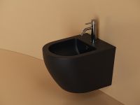 Биде Ceramicanova Uno CN11002MB подвесное Черное матовое — фото 10, Биде