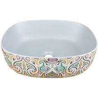 Раковина-чаша Bronze de Luxe Murano 45 4035 Разноцветная — фото 1, Раковины накладные