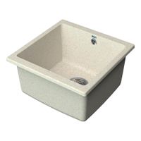 Товар: Мойка кухонная Point Бату 45 PN3008BG, светло-бежевый - фото 3 Мойка кухонная Point Бату 45 PN3008BG, светло-бежевый — фото 3, Кухонные мойки