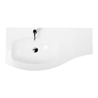 Раковина из искусственного мрамора CEZARES 50153 Bianco — фото 1, Раковины и столешницы. Комплекты