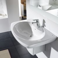 Раковина Roca Dama Senso 58 327512000 Белая — фото 3, Раковины подвесные