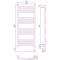 Товар: Электрический полотенцесушитель Сунержа Богема 3.0 1000x400 R 00-5803-1040 Хром - фото 2 Электрический полотенцесушитель Сунержа Богема 3.0 1000x400 R 00-5803-1040 Хром — фото 2, Электрические полотенцесушители