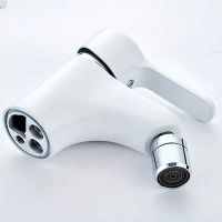 Смеситель для биде Ledeme H03W 5003-WL Белый Хром — фото 7, Смесители для биде