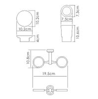 Товар: K- Держатель стакана и мыльницы арт-28126 - фото 3 K- Держатель стакана и мыльницы арт-28126 — фото 3, Прочие аксессуары и комплектующие