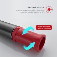 Товар: Смеситель для раковины Raglo R32.10.09 Графит матовый - фото 7 Смеситель для раковины Raglo R32.10.09 Графит матовый — фото 7, Смесители для раковины