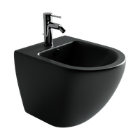 Товар: Биде Ceramicanova Metropol CN4003MB подвесное Черное - фото 2 Биде Ceramicanova Metropol CN4003MB подвесное Черное — фото 2, Биде