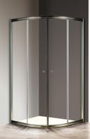 Душевой уголок CEZARES GIUBILEO-R-2-80-SCORREVOLE-C-Br — фото 1, Душевые уголки четверть круга