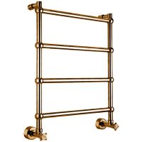 Водяной полотенцесушитель Margaroli Sole 442TS4604OB Бронза — фото 1, Водяные полотенцесушители