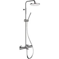 Душевая система Remer Elegance EQ34A7MDMD20 с термостатом Хром — фото 1, Душевые системы