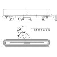 Товар: Душевой лоток Bettoserb Advanced Slim 55 13600032 с решеткой Нержавеющая сталь - фото 5 Душевой лоток Bettoserb Advanced Slim 55 13600032 с решеткой Нержавеющая сталь — фото 5, Душевые лотки