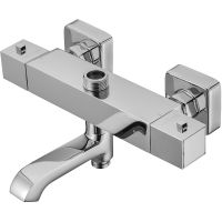 Смеситель для ванны Swedbe Hermes 9043 с термостатом Хром — фото 1, Смеситель для ванны