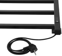 Электрический полотенцесушитель Energy Cube 700x400 EETR0CUBE07040R905M Черный матовый — фото 3, Электрические полотенцесушители