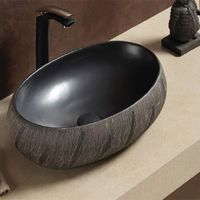 Товар: Раковина CeramaLux 58 J2102 Черная - фото 2 Раковина CeramaLux 58 J2102 Черная — фото 2, Раковины