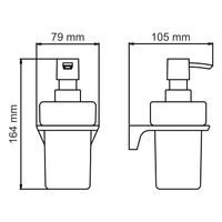 Товар: Elbe K-7299 Дозатор для жидкого мыла - фото 4 Elbe K-7299 Дозатор для жидкого мыла — фото 4, Дозаторы