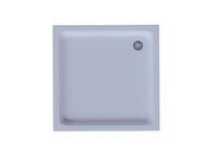 Душевой поддон акриловый Aquatek DPA-0000008 80*80*15 см, квадрат с ножками и с фронтальным экраном, — фото 1, Акриловые душевые поддоны