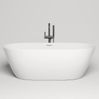 Ванна из искусственного камня Salini Sofia 165х75 102521M Белая матовая — фото 3, Ванны из искусственного камня