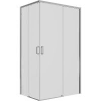 Душевой уголок Ambassador Queen 120х80 11011106R профиль Хром стекло прозрачное — фото 10, Душевые уголки