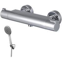 Смеситель для душа Lemark Yeti LM7833C с термостатом Хром — фото 1, Смеситель для душа